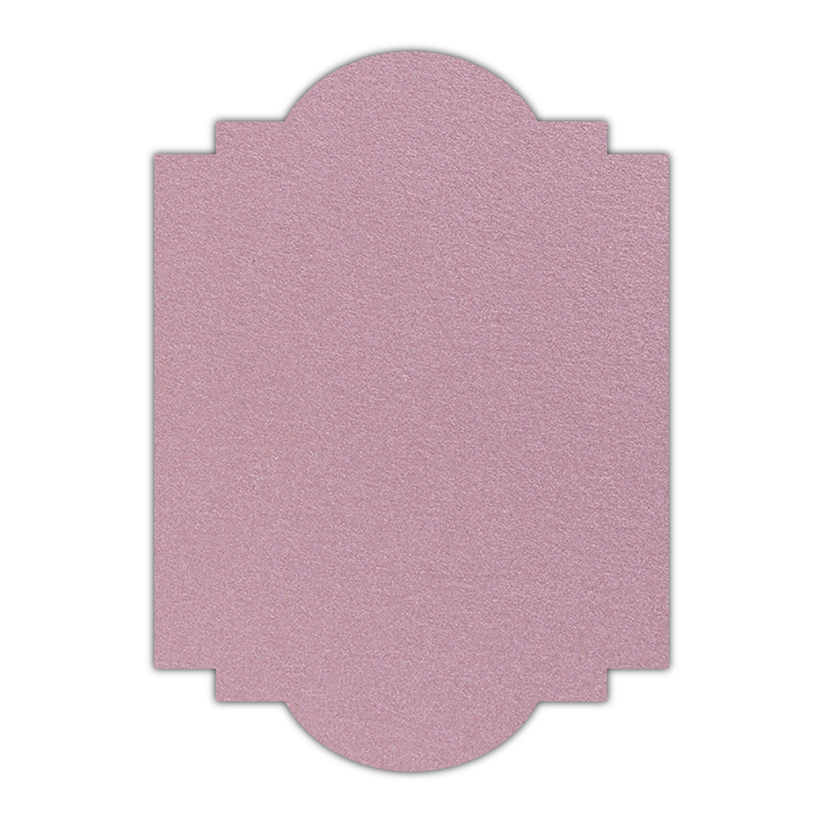 CMYK Print on Shimmer Rose Gold Cardstock | Shape P20 | 11" x 17"