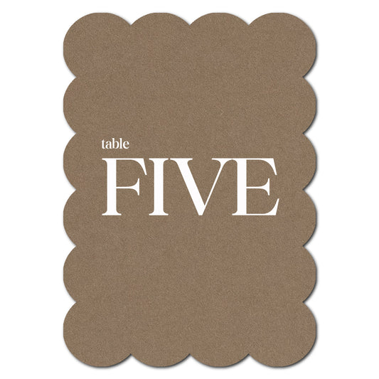 Individually Personalized Wedding Prints on Diecut Cardstock - Shape P210