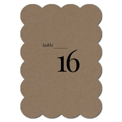 Individually Personalized Wedding Prints on Diecut Cardstock - Shape P210