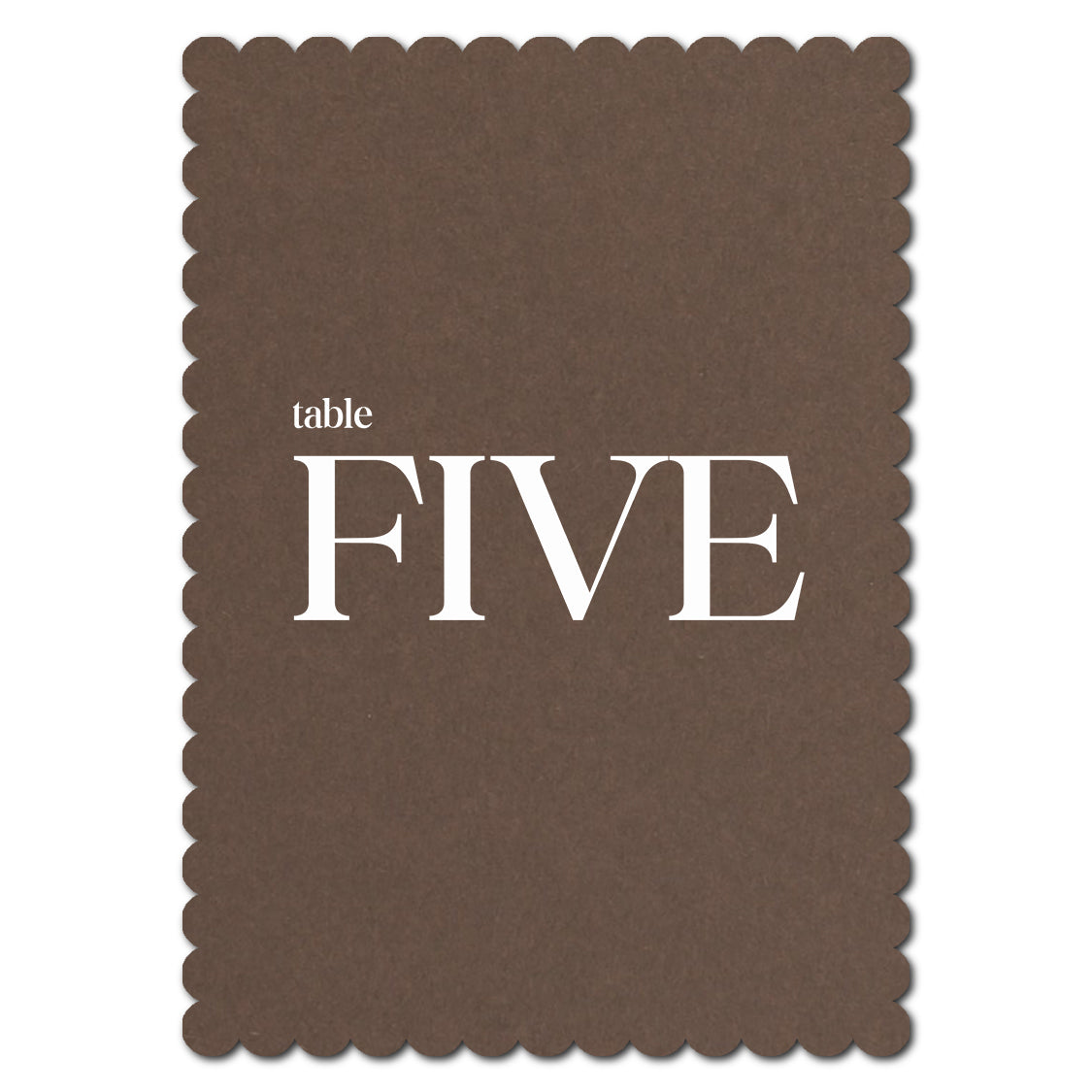 Individually Personalized Wedding Prints on Diecut Cardstock - Shape P211