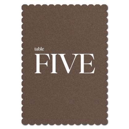 Individually Personalized Wedding Prints on Diecut Cardstock - Shape P211