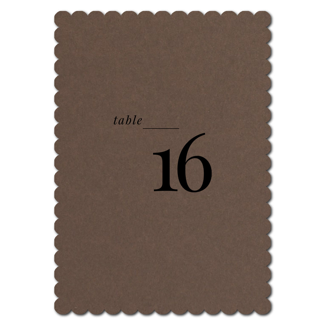 Individually Personalized Wedding Prints on Diecut Cardstock - Shape P211