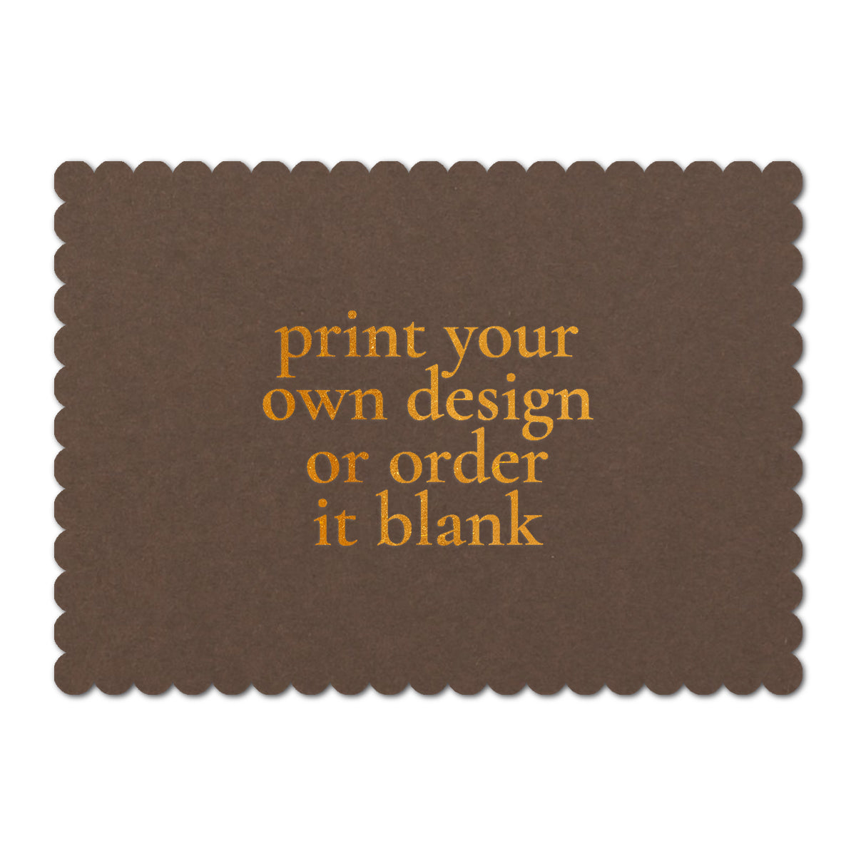 Custom Wedding Prints on Diecut Shaped Cardstock | Shape P211