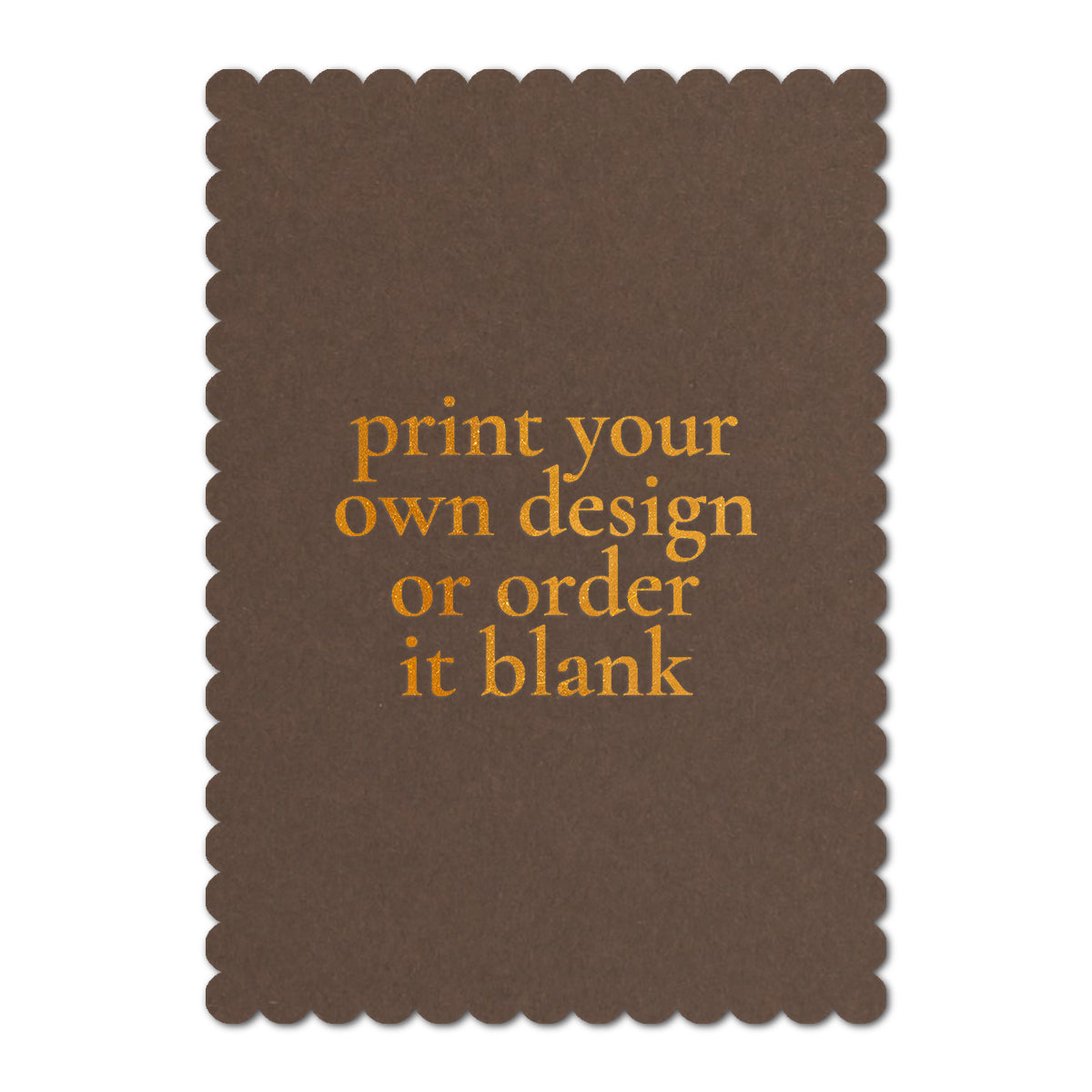 Custom Wedding Prints on Diecut Shaped Cardstock | Shape P211
