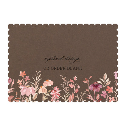 Custom Wedding Prints on Diecut Shaped Cardstock | Shape P211