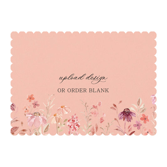 Custom Wedding Prints on Diecut Shaped Cardstock | Shape P211