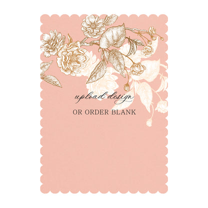 Custom Wedding Prints on Diecut Shaped Cardstock | Shape P211
