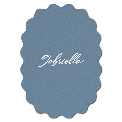 Individually Personalized Wedding Prints on Diecut Cardstock - Shape P212