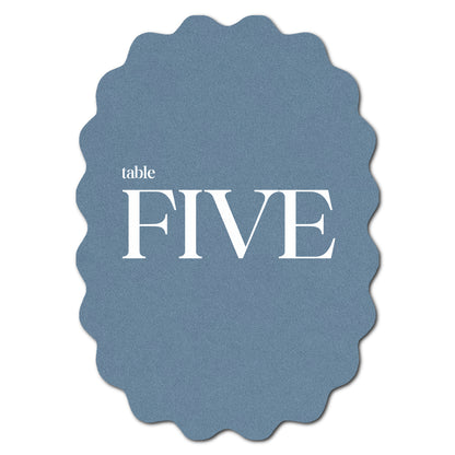 Individually Personalized Wedding Prints on Diecut Cardstock - Shape P212