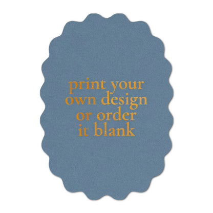 Custom Wedding Prints on Diecut Shaped Cardstock | Shape P212