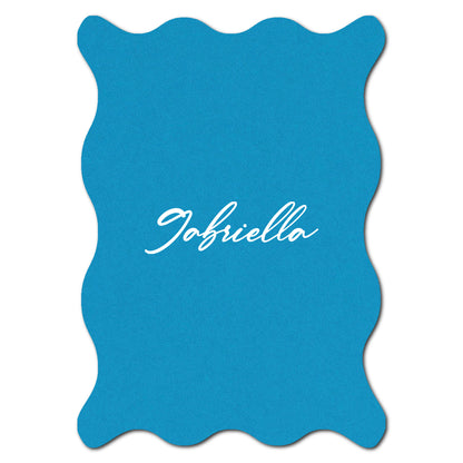 Individually Personalized Wedding Prints on Diecut Cardstock - Shape P213