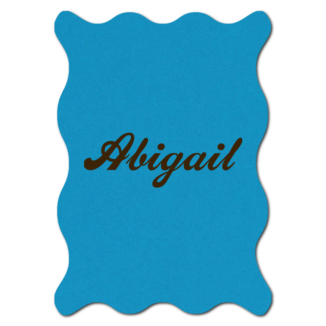 Individually Personalized Wedding Prints on Diecut Cardstock - Shape P213