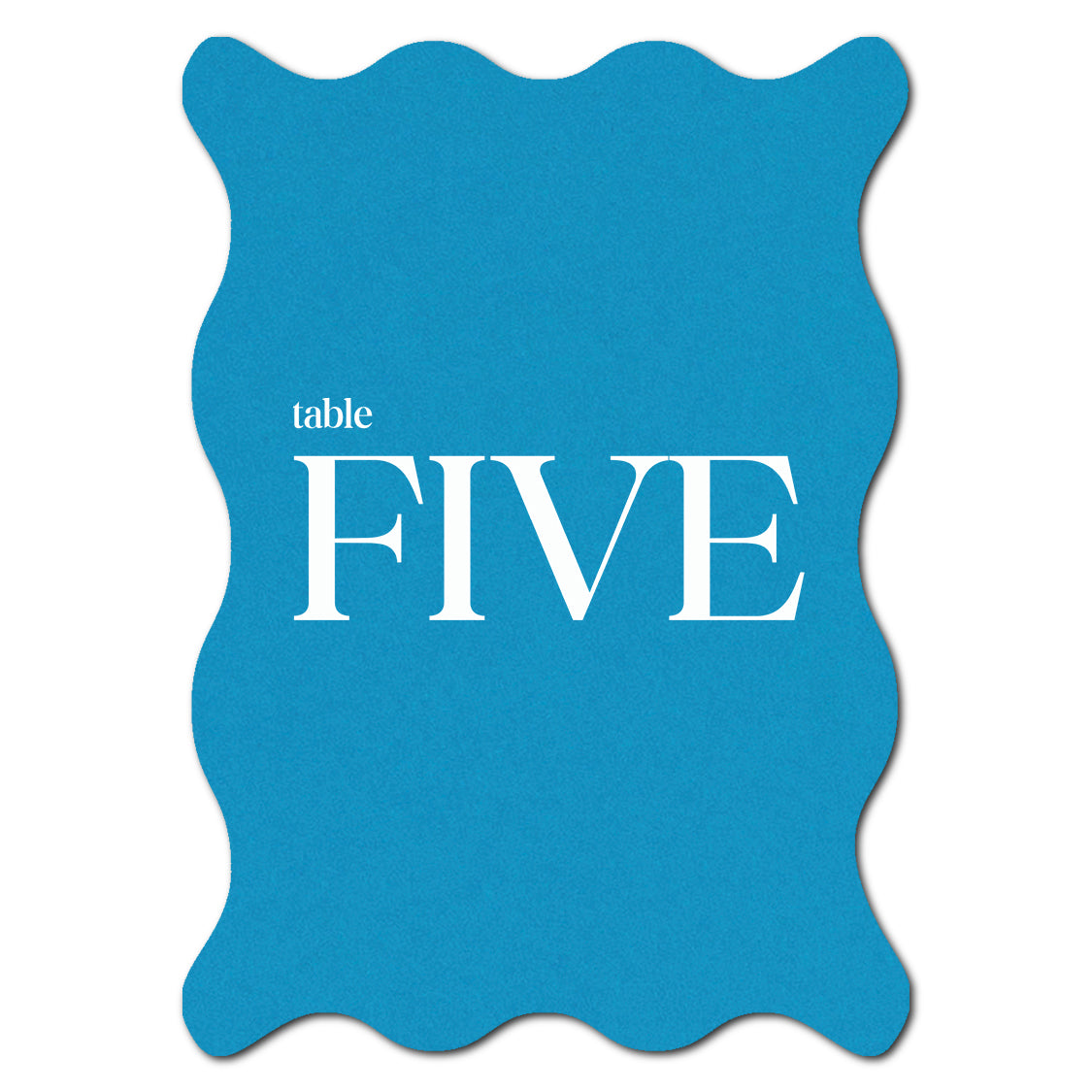 Individually Personalized Wedding Prints on Diecut Cardstock - Shape P213