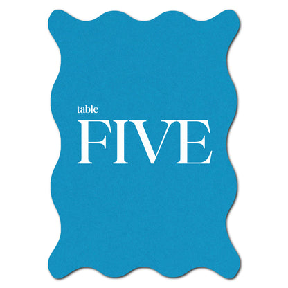 Individually Personalized Wedding Prints on Diecut Cardstock - Shape P213