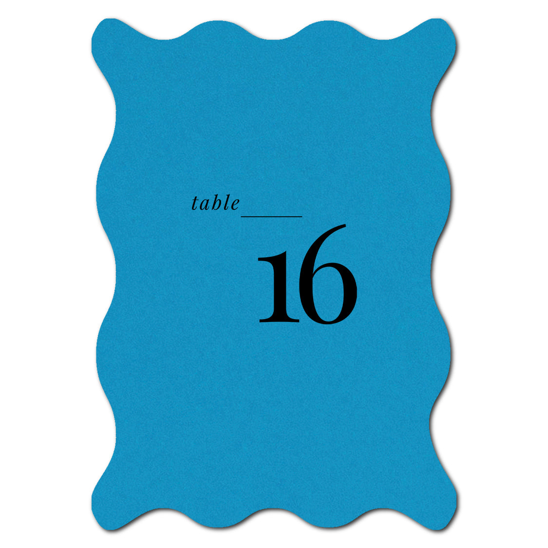 Individually Personalized Wedding Prints on Diecut Cardstock - Shape P213