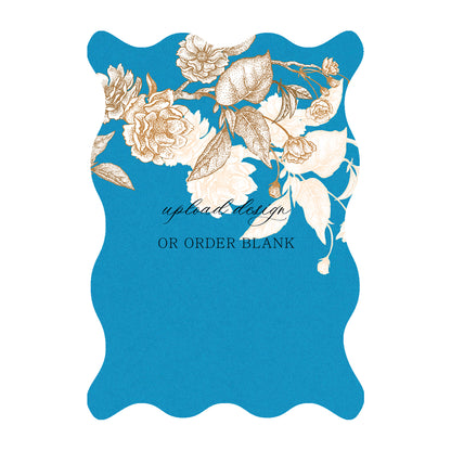 Custom Wedding Prints on Diecut Shaped Cardstock | Shape P213