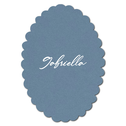 Individually Personalized Wedding Prints on Diecut Cardstock - Shape P215