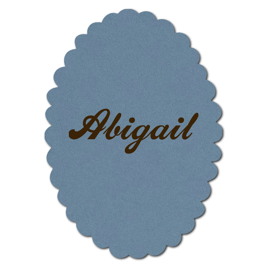 Individually Personalized Wedding Prints on Diecut Cardstock - Shape P215