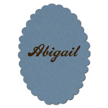 Individually Personalized Wedding Prints on Diecut Cardstock - Shape P215