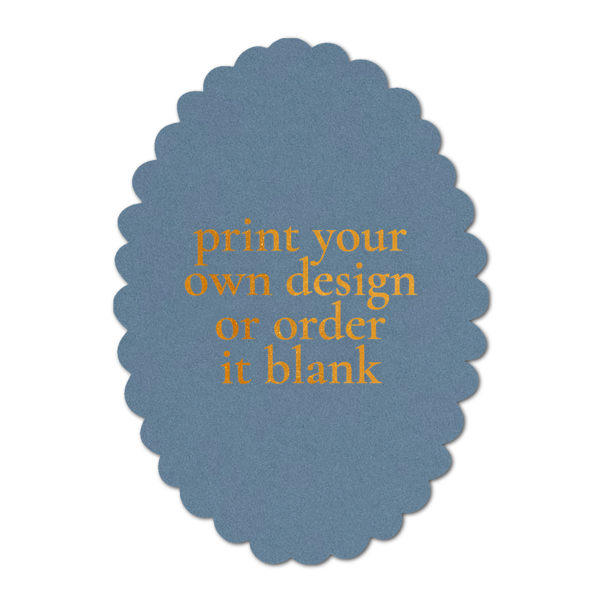 Custom Wedding Prints on Diecut Shaped Cardstock | Shape P215
