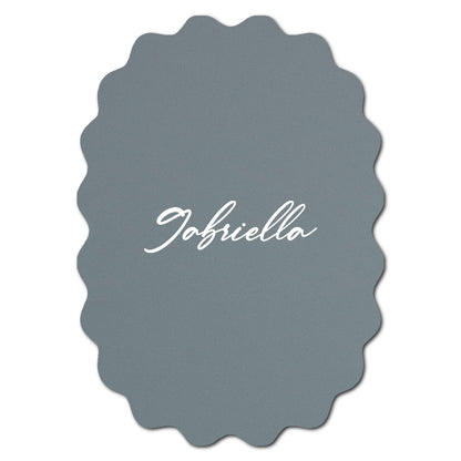 Individually Personalized Wedding Prints on Diecut Cardstock - Shape P216