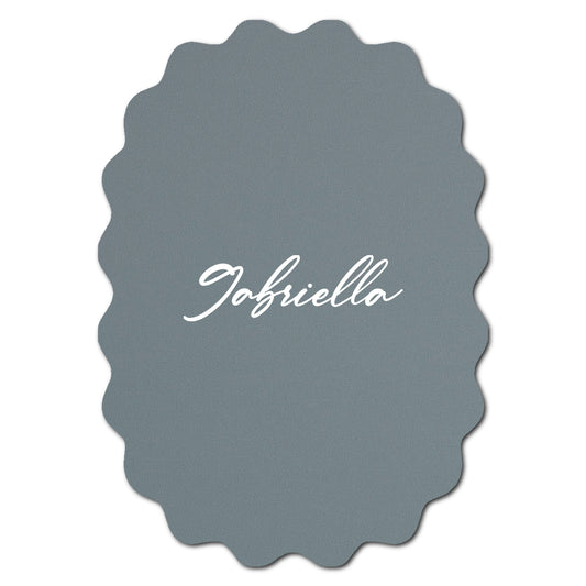 Individually Personalized Wedding Prints on Diecut Cardstock - Shape P216