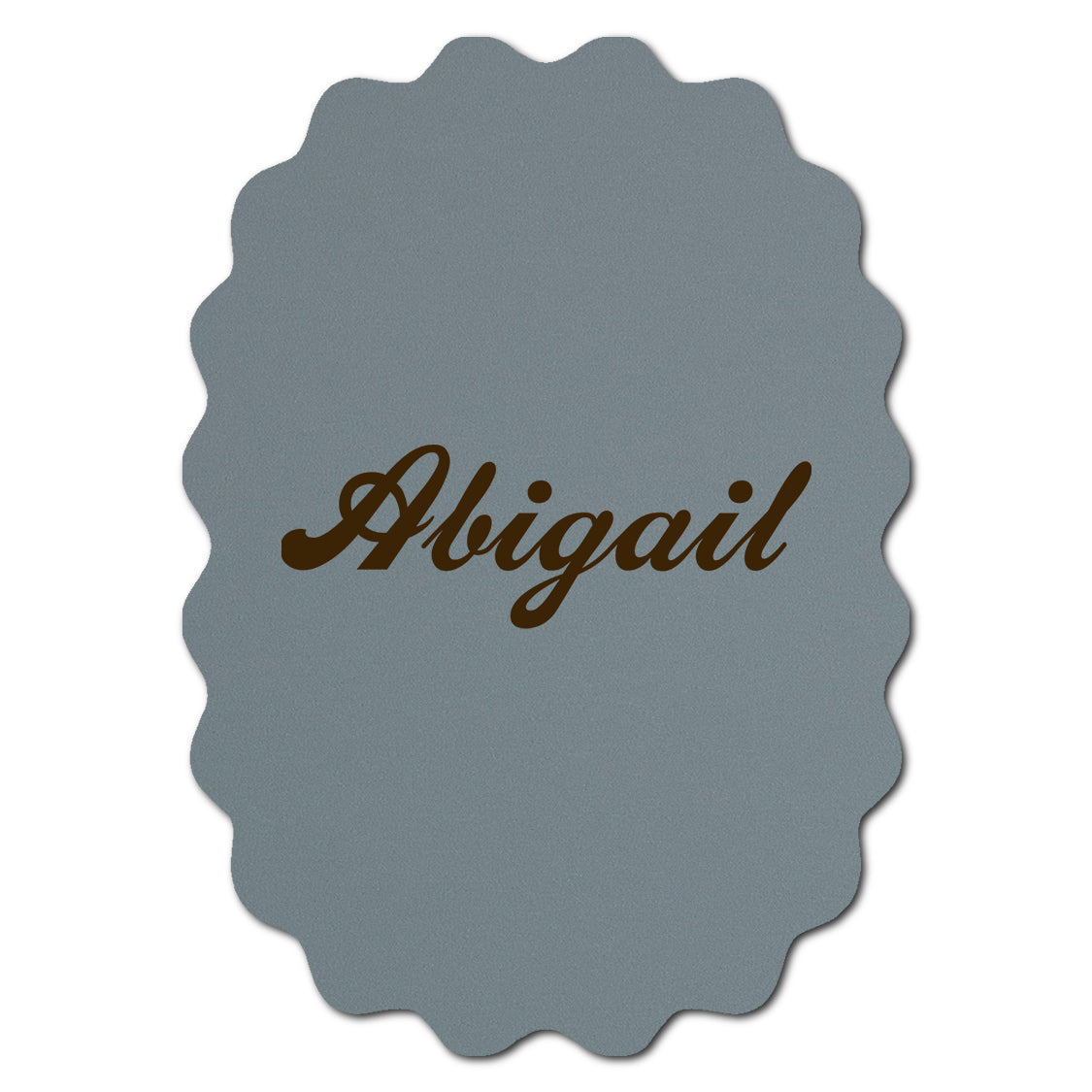 Individually Personalized Wedding Prints on Diecut Cardstock - Shape P216