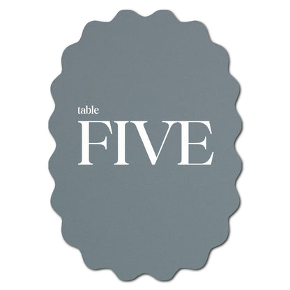 Individually Personalized Wedding Prints on Diecut Cardstock - Shape P216