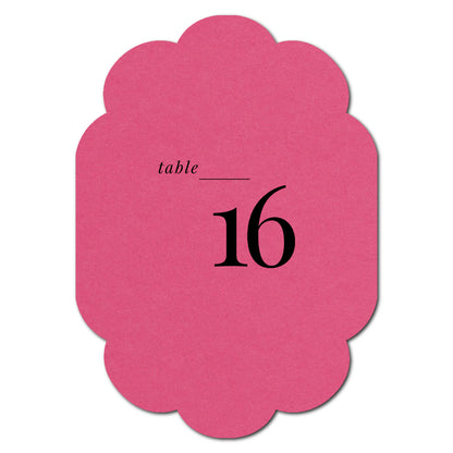 Individually Personalized Wedding Prints on Diecut Cardstock - Shape P218