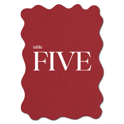 Individually Personalized Wedding Prints on Diecut Cardstock - Shape P219