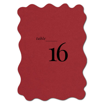 Individually Personalized Wedding Prints on Diecut Cardstock - Shape P219