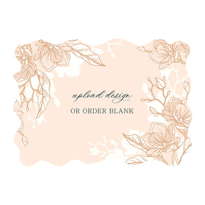 Custom Wedding Prints on Diecut Shaped Cardstock | Shape P219