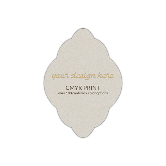 Shape P21 Diecut Card | CMYK Print | 2.5" x 3.5"