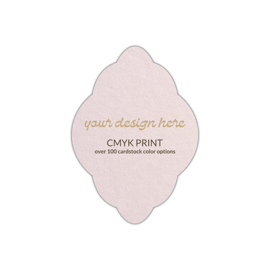 Shape P21 Diecut Card | CMYK Print | 2" x 3.5"