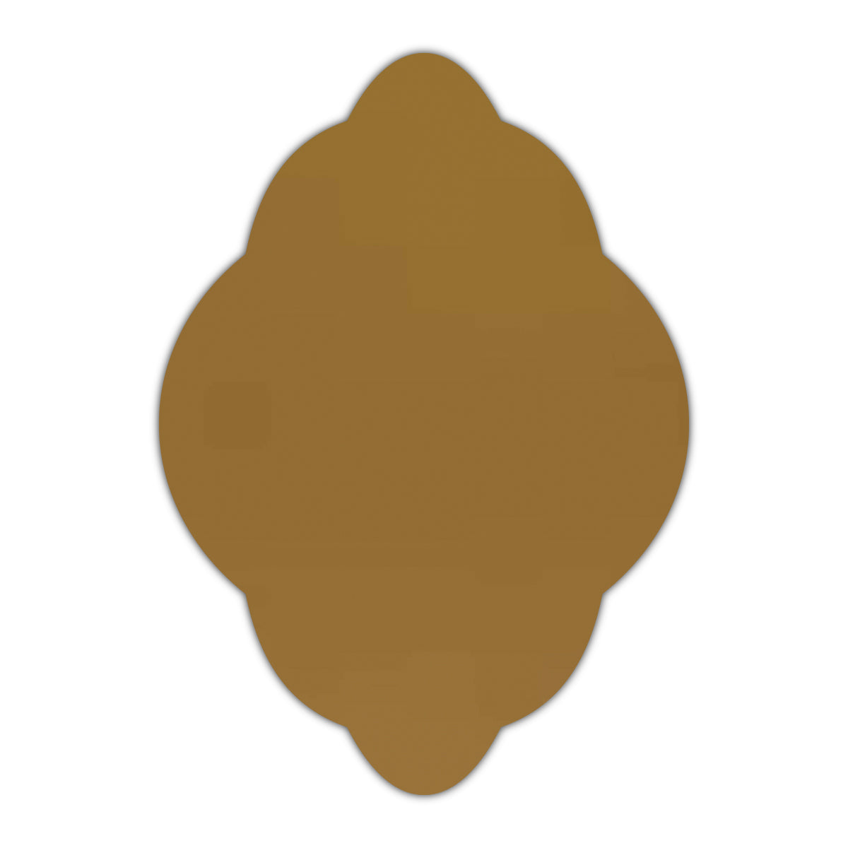 CMYK Print on Shimmer Antique Gold Cardstock | Shape P21 | 4.25" x 5.5"