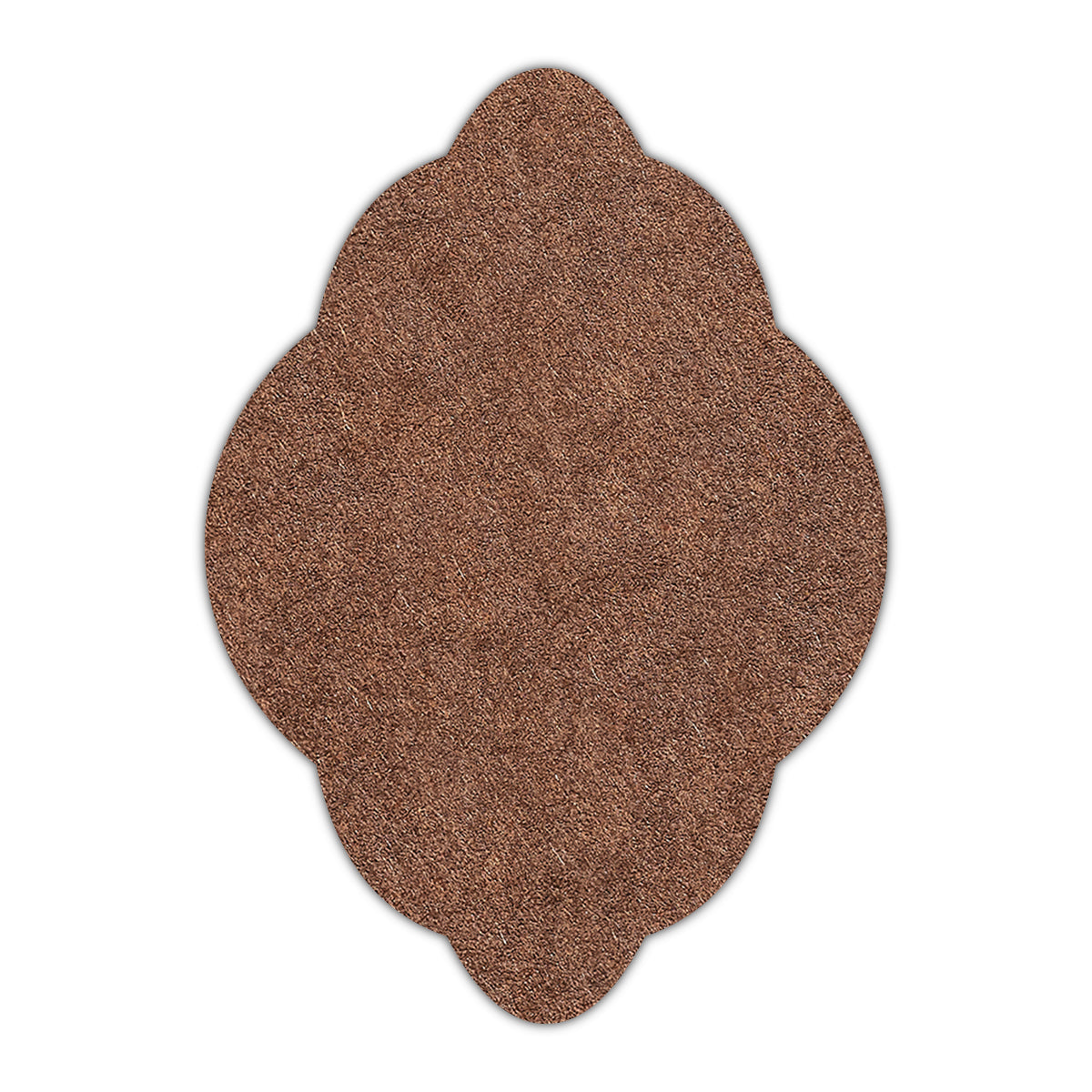 CMYK Print on Bagdad Brown Cardstock | Shape P21 | 3" x 4"
