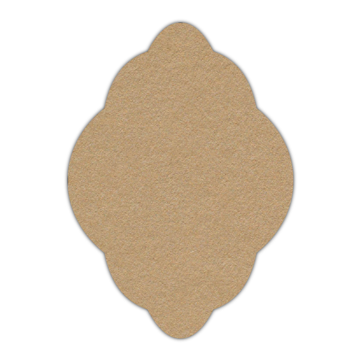 CMYK Print on Camel Cardstock | Shape P21 | 6" x 9"