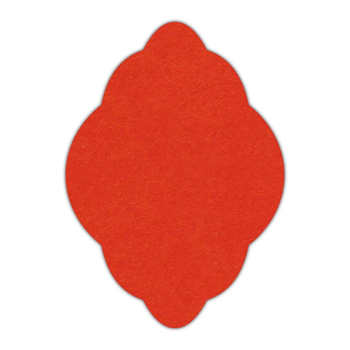 CMYK Print on Chili Pepper Cardstock | Shape P21 | 3.5" x 5"