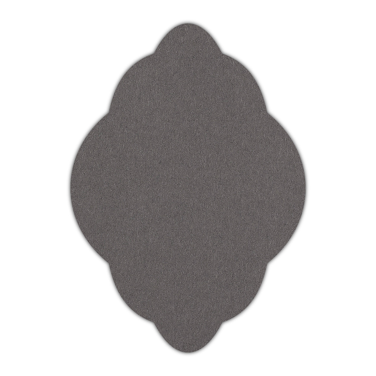 CMYK Print on Dark Grey Cardstock | Shape P21 | 3.5" x 5"