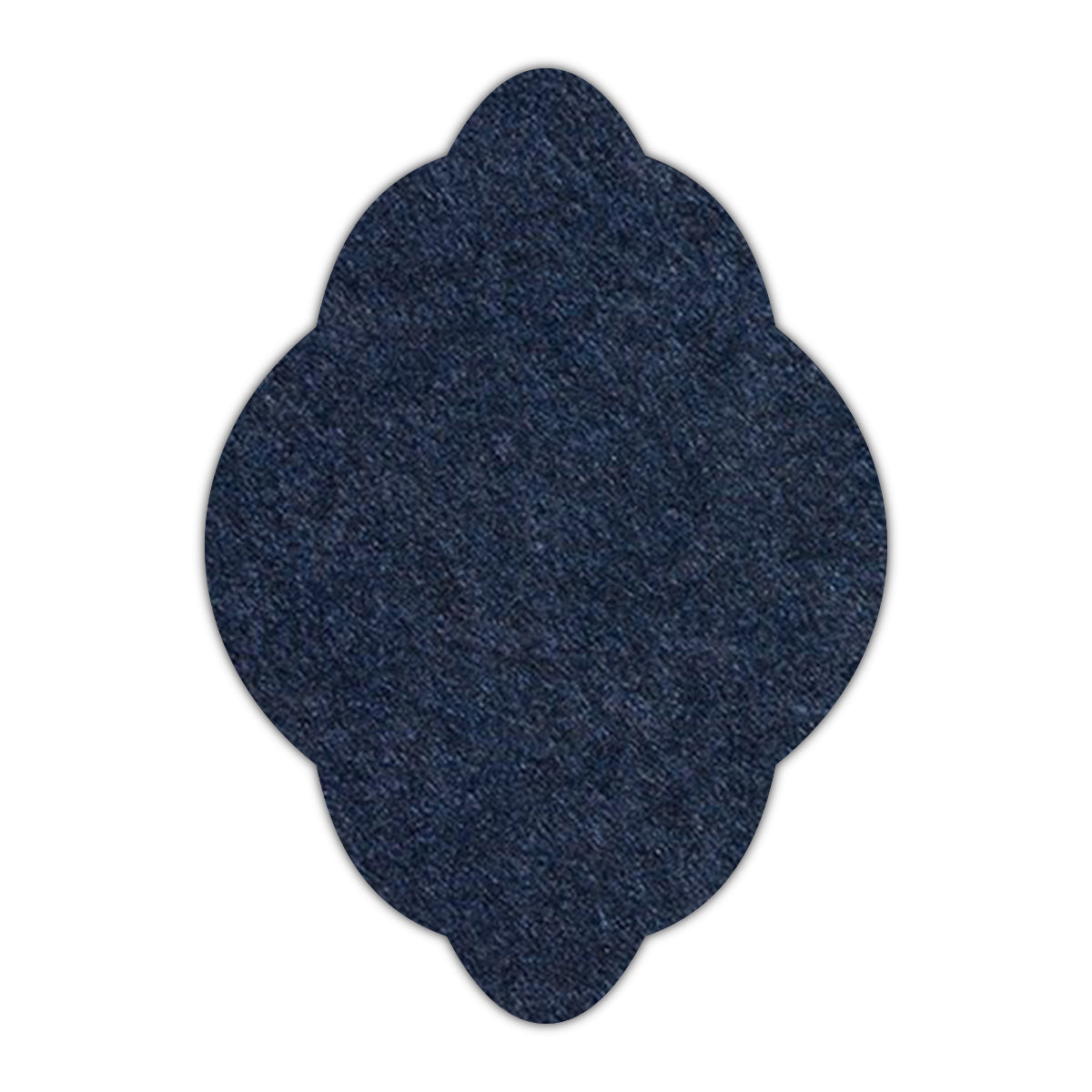 CMYK Print on Dark Navy Blue Cardstock | Shape P21 | 5" x 8"