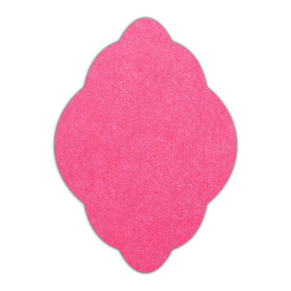 CMYK Print on Hot Pink Cardstock | Shape P21 | 2" x 3.5"