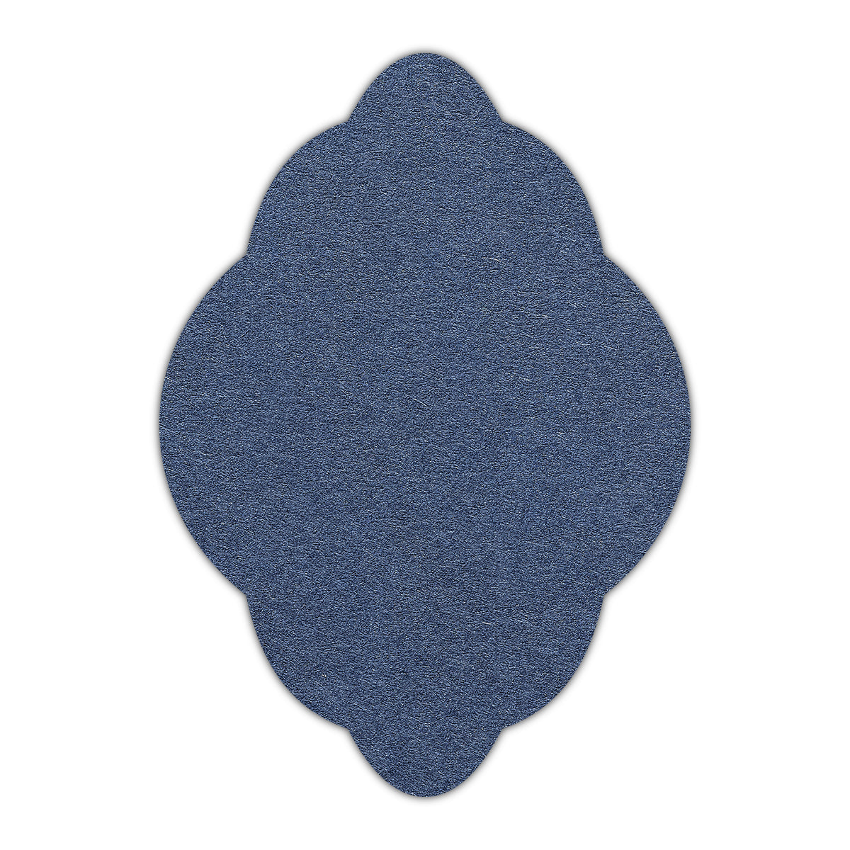 CMYK Print on Imperial Blue Cardstock | Shape P21 | 3" x 4"