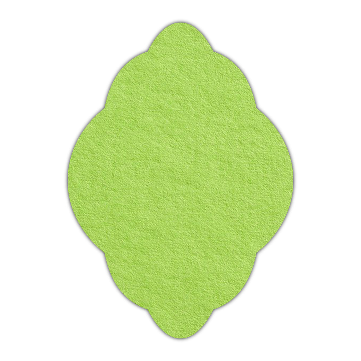 CMYK Print on Leaf Green Cardstock | Shape P21 | 11" x 14"