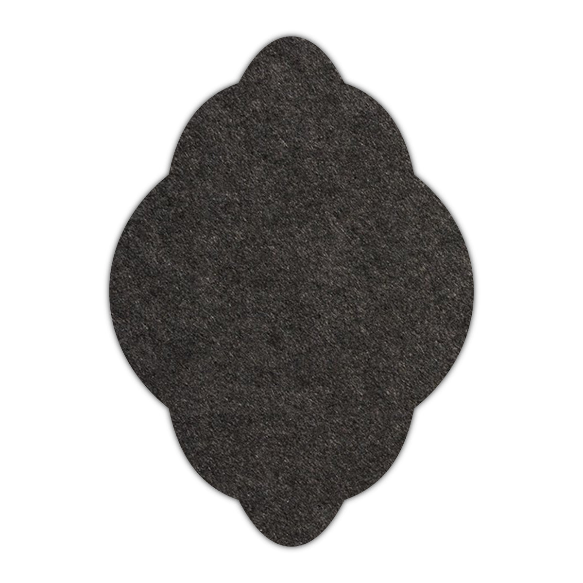 CMYK Print on Licorice Black Cardstock | Shape P21 | 3" x 4"
