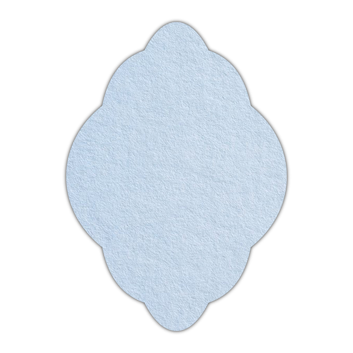 CMYK Print on Light Sky Blue Cardstock | Shape P21 | 2" x 3.5"