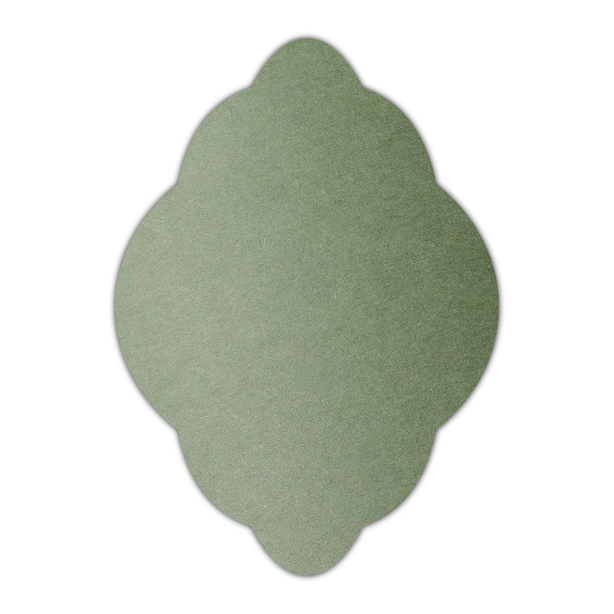 CMYK Print on Mid Green Cardstock | Shape P21 | 6" x 9"
