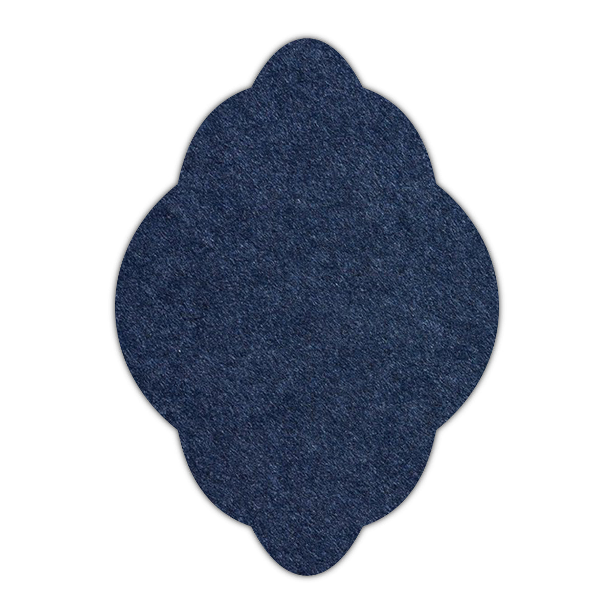 CMYK Print on Midnight Blue Cardstock | Shape P21 | 2" x 3.5"
