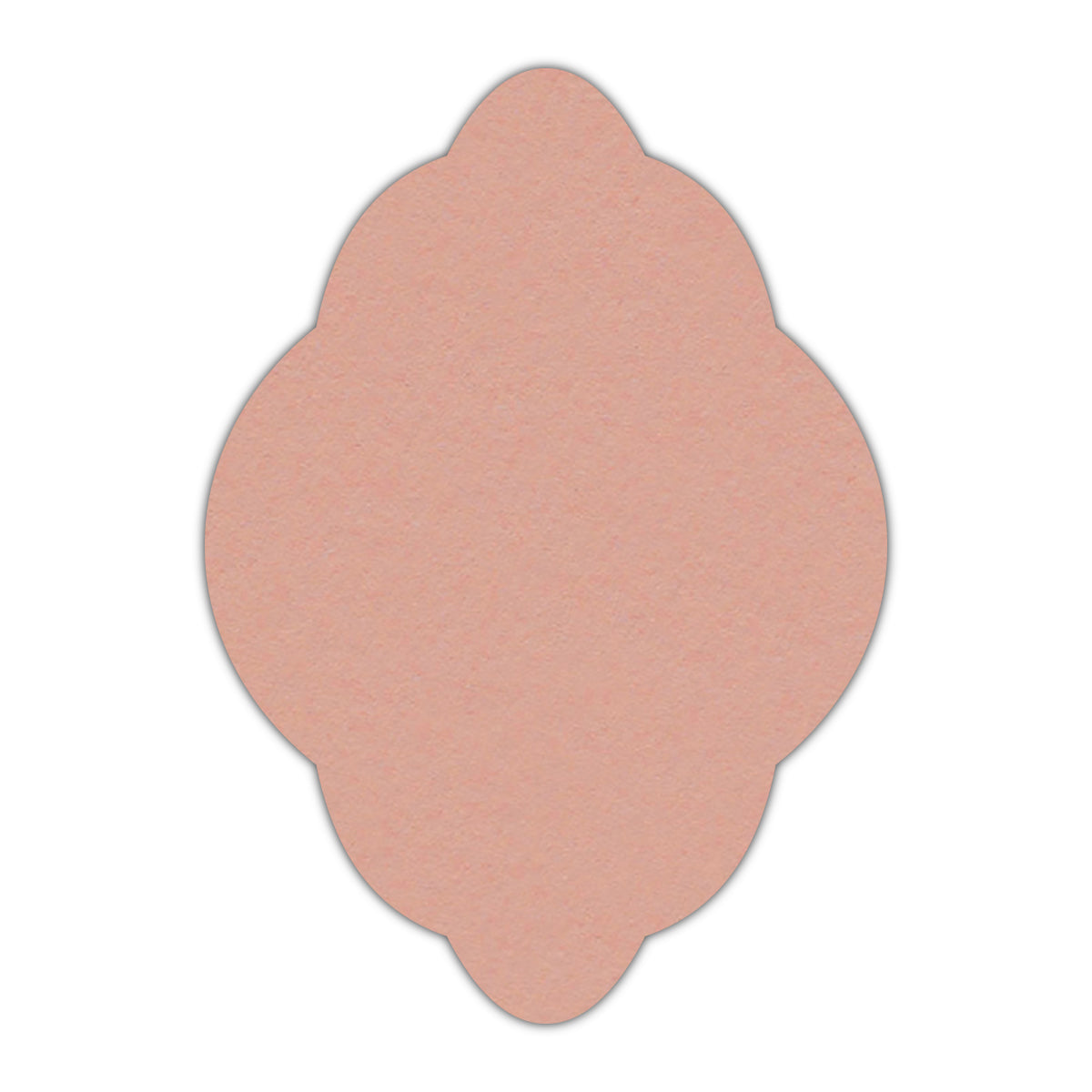 CMYK Print on Old Rose Cardstock | Shape P21 | 8" x 10"