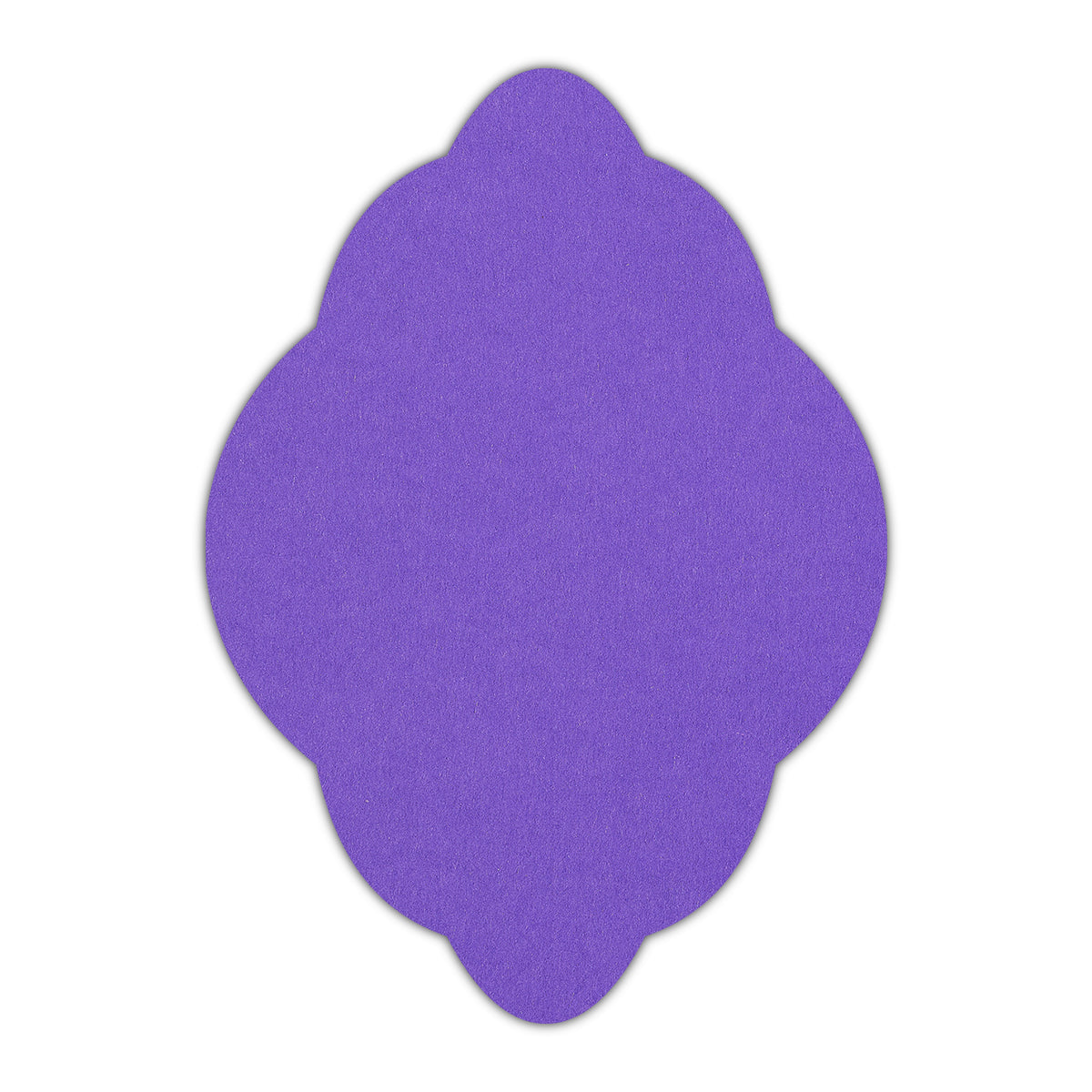 CMYK Print on Purple Cardstock | Shape P21 | 5" x 7"