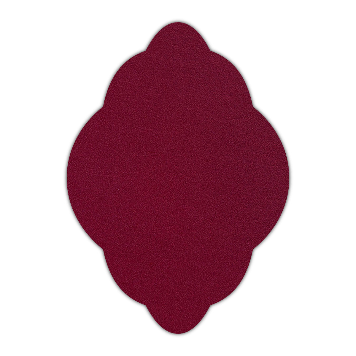 CMYK Print on Shimmer Red Lacquer Cardstock | Shape P21 | 2" x 3"